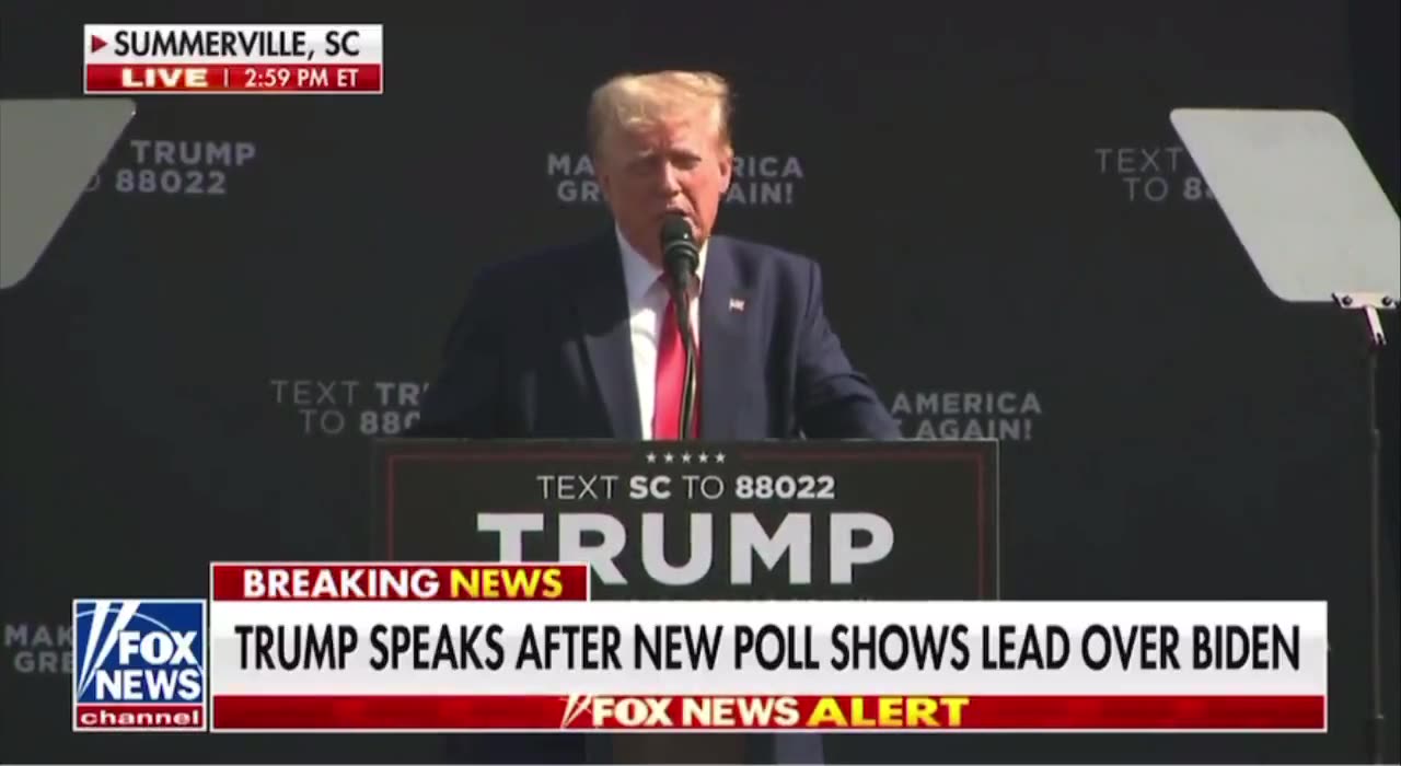 POTUS Trump, Summerville, SC - Less Than Five Months From Now Video Clip