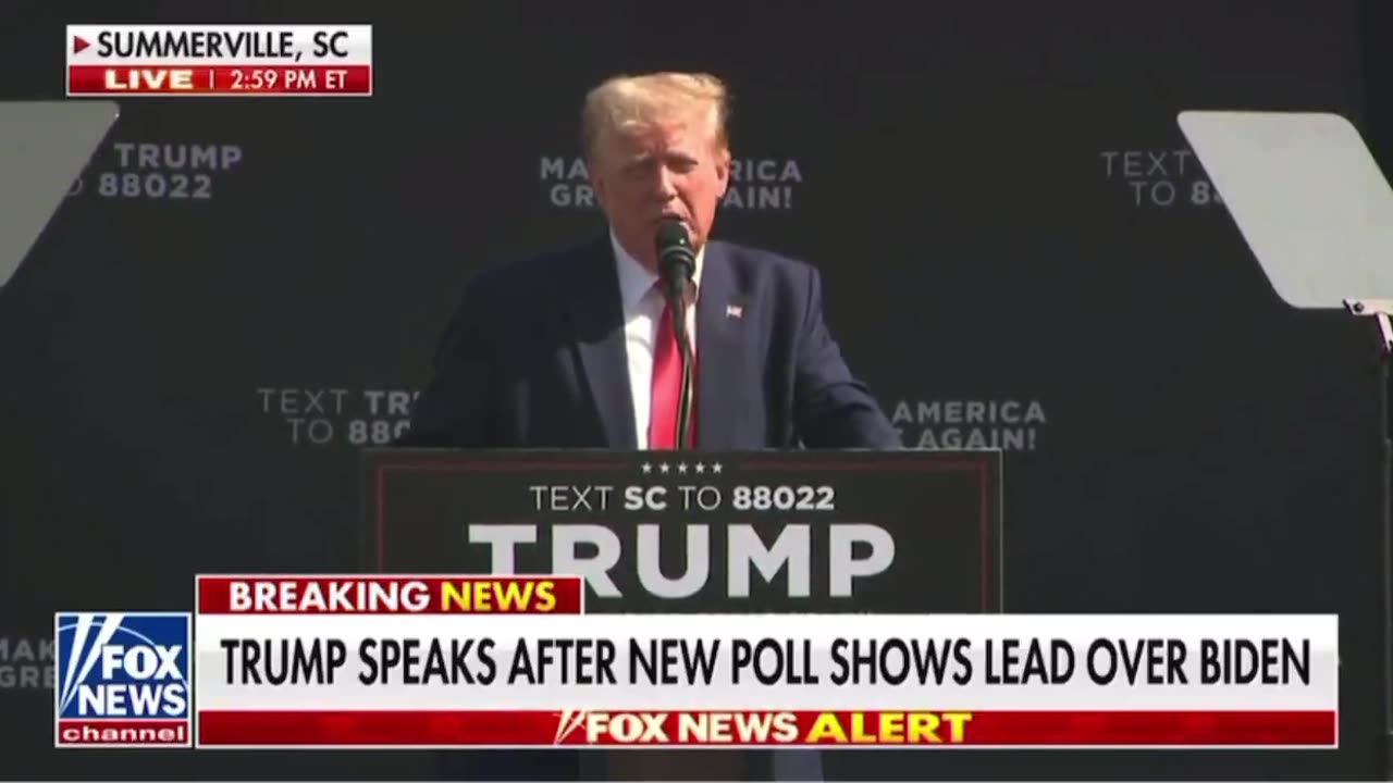 POTUS Trump, Summerville, SC - "Less Than Five Months From Now" Video Clip