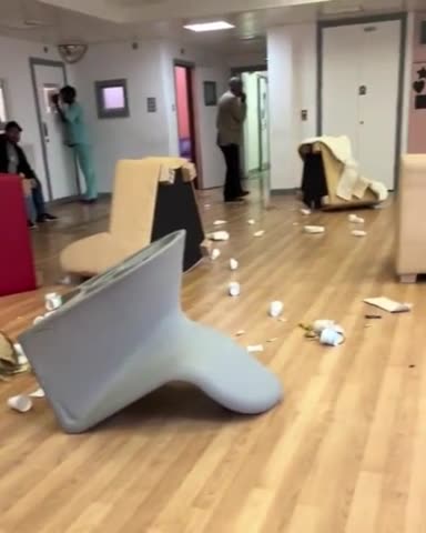 Black Muslims wreak havoc on a UK hospital. It would be Farnham Road Hospital in Guildford