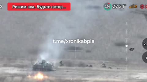 Destruction of the YPR-765 infantry fighting vehicle