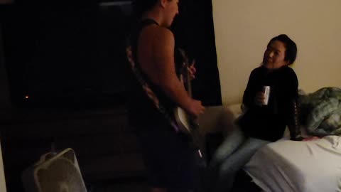 Richie play for his Mom