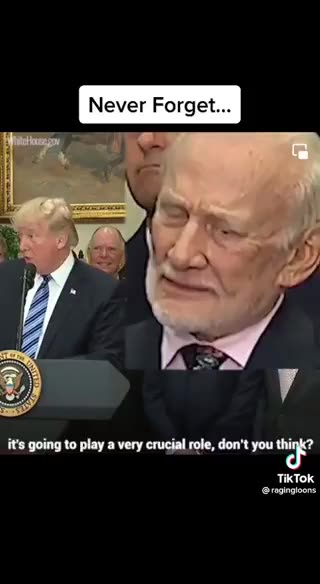 What is Buzz Aldrin's body language telling you?