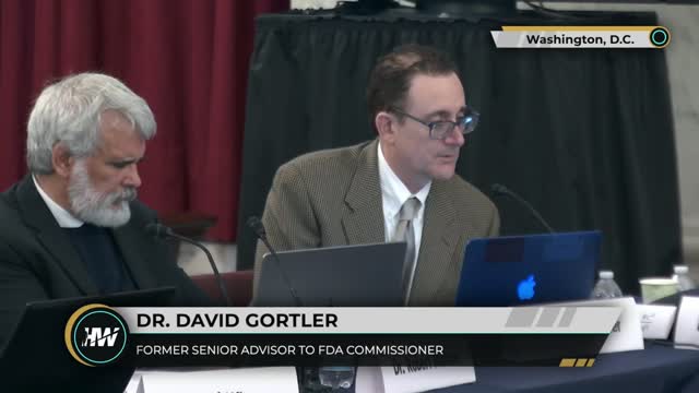 Dr. Gortler - FDA Employee On Corruption Of Regulatory Standards At The FDA