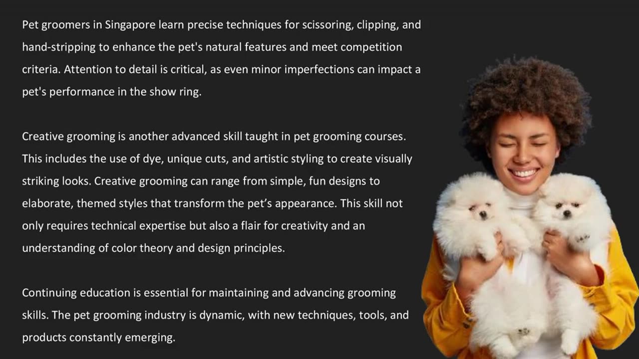 Best care for Pets: Learn Grooming — The Pets Workshop