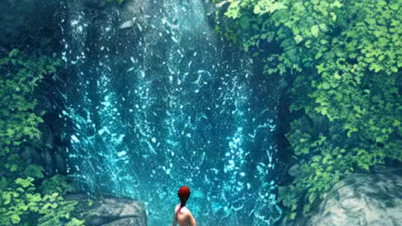 AI made waterfall