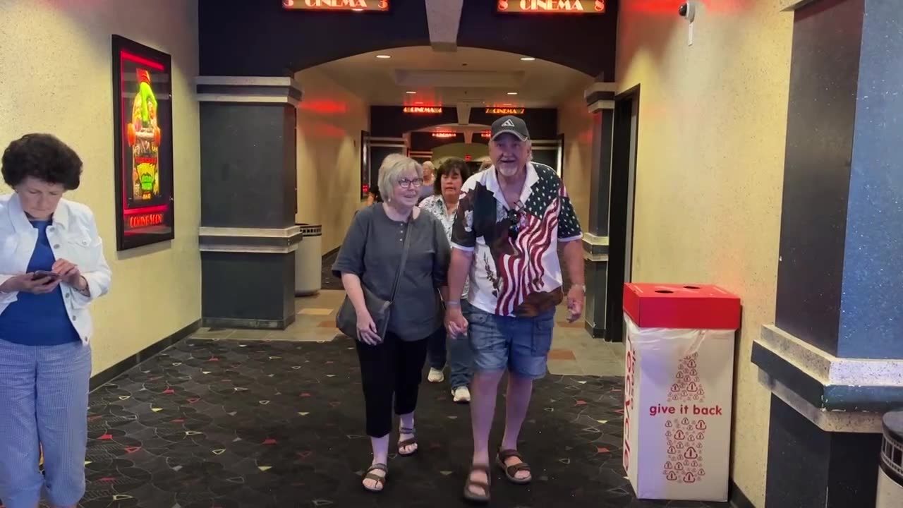 Sobering mood and reactions coming out of the Sound of Freedom movie matinee