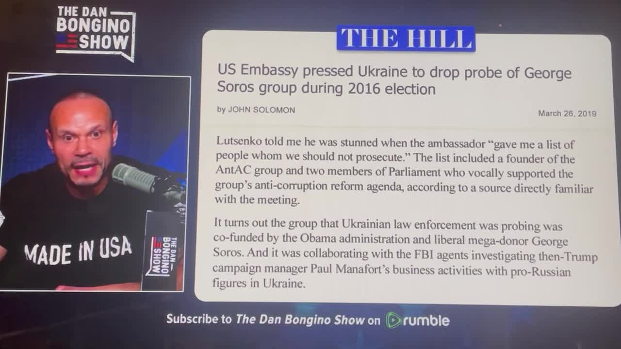 The Biden, Soros & Ukraine connection — HOLY COW…