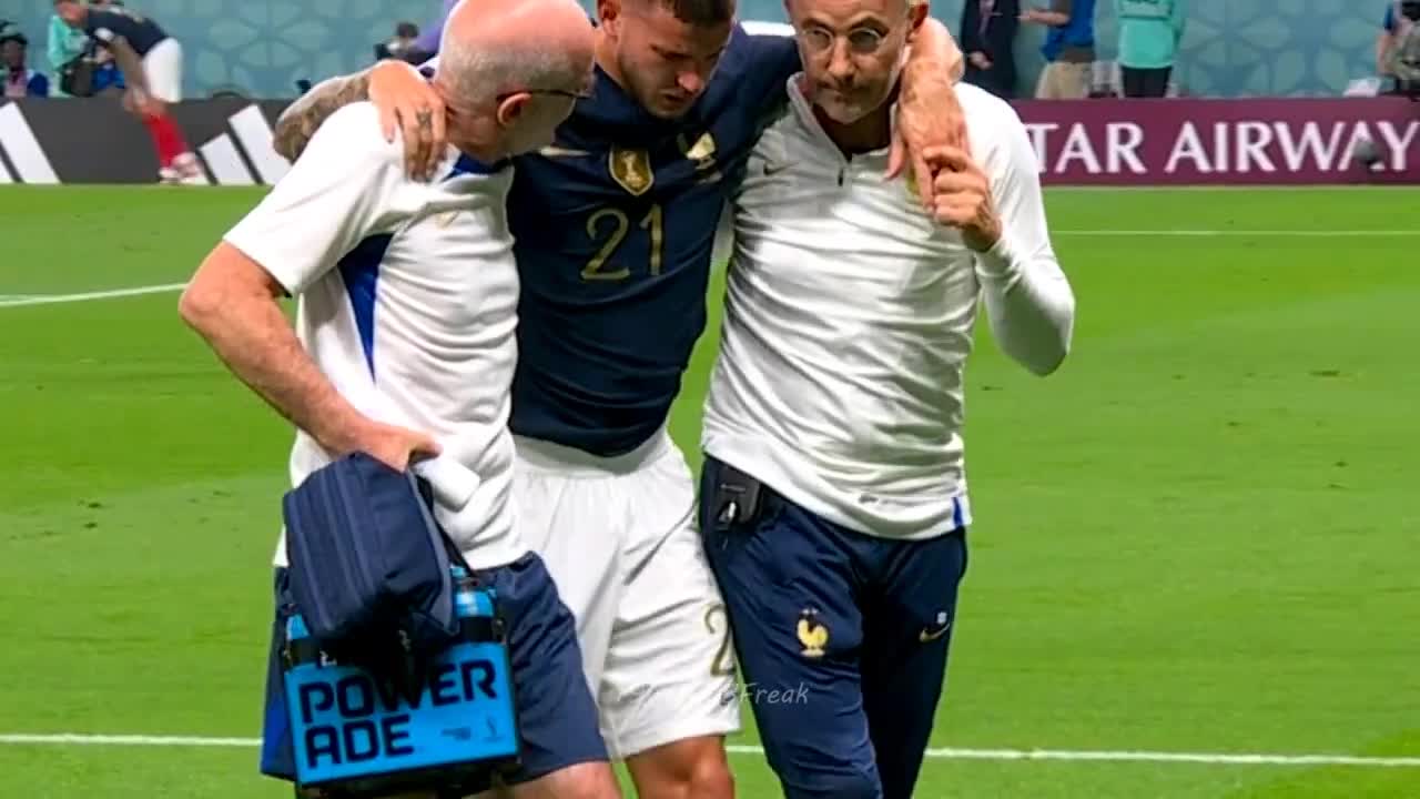 Lucas Hernandez Horrible Injury vs Australia (22/11/2022) HD 1080i