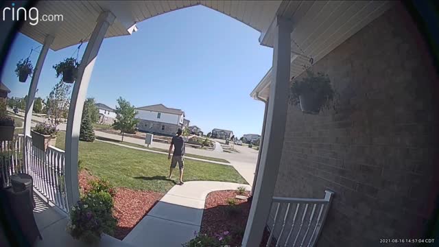 Dust Devil Swirls Down the Street