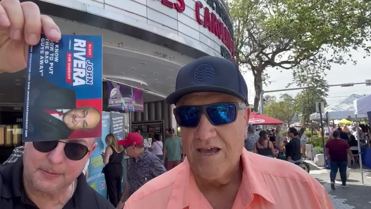 John Rivera hit the streets of Miracle Mile, engaging with residents