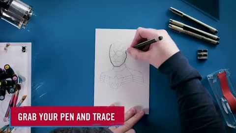 Learn How to Draw Patriot! Marvel Quickdraw