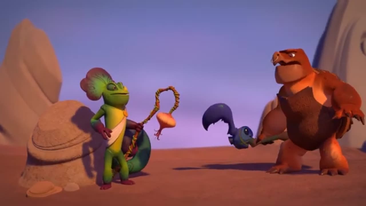 Lizard 🦎🦎🦎🦎 fighting a dragon 🐲🐲🐲🐲🐲 short animated film.