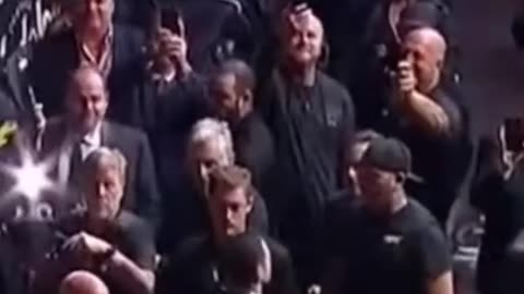 UFC Fight - President Trump has arrived