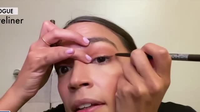 AOC the misandrist, make-up artist, and narcissistic socialist