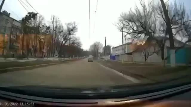 The moment of the explosion in Kharkov