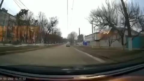 The moment of the explosion in Kharkov