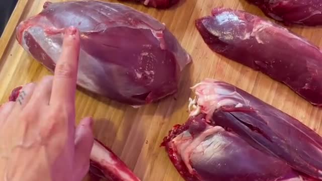 Every cut from the hind quarter of a deer, explained