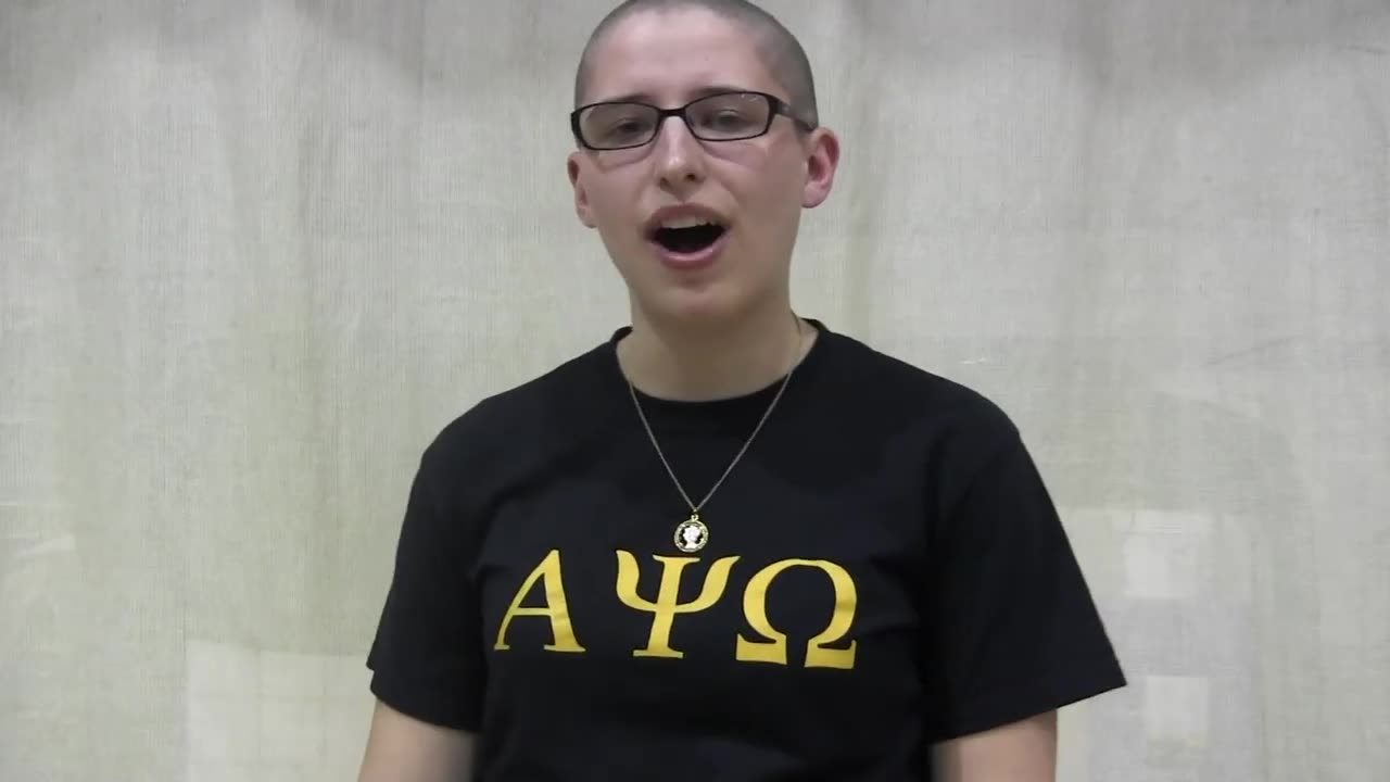 More than 100 students shave heads at college