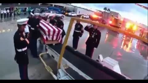 Casket ceremony of Killed Marines August 27, 2021