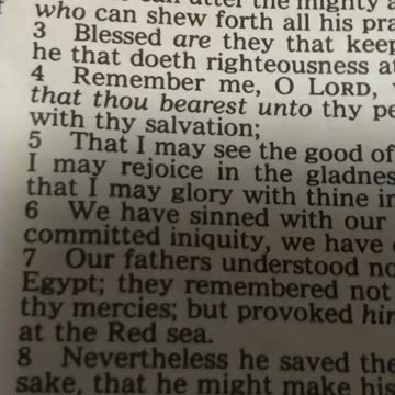 READING THE PSALMS in THE BIBLE