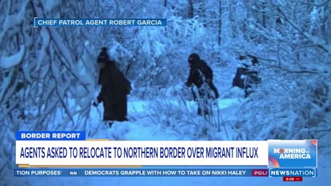 US Border to the North is seeing a surge in illegal migrant crossings