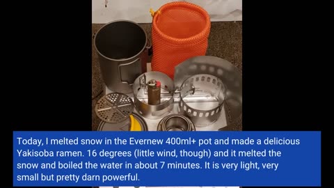 EVERNEW TI #Stove DX Set-Overview