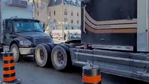 Freedom Convoy has arrived at Parliament Hill