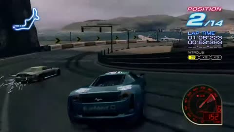 Ridge Racer 6 Advanced Route #9 Second Try Gameplay(Career Walkthrough)