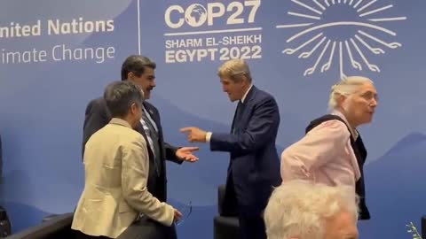 John Kerry Caught Joking With Brutal Dictator Nicolas Maduro At Climate Summit