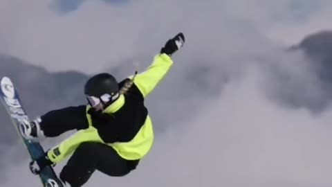 A difficult maneuver in skiing