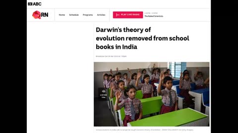 La bugia di Darwin rigettata dalle scuole indiane