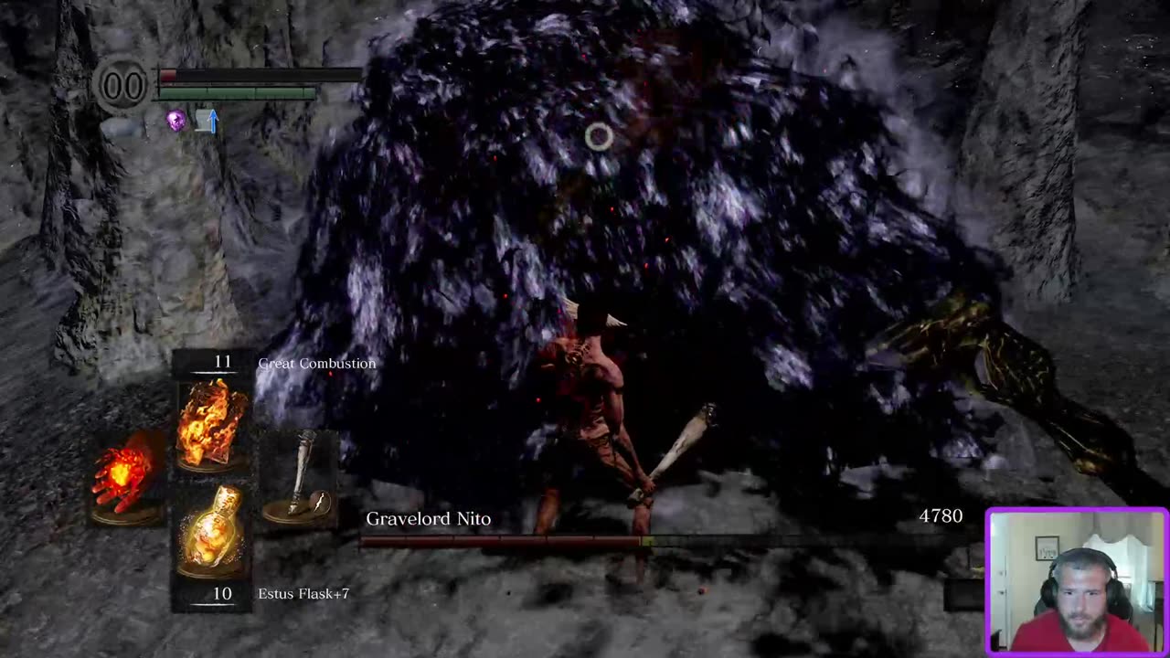 Dark Souls SL1 NG7 Gravelord Nito