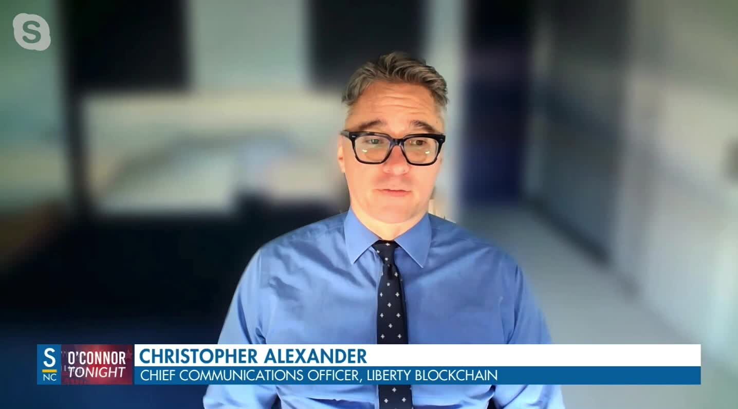 Liberty Blockchain's Christopher Alexander joins O'Connor Tonight