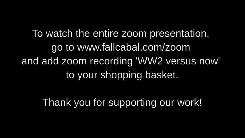 IMPORTANT MESSAGE FROM OUR LATEST ZOOM PRESENTATION OF JAN 20, 2022