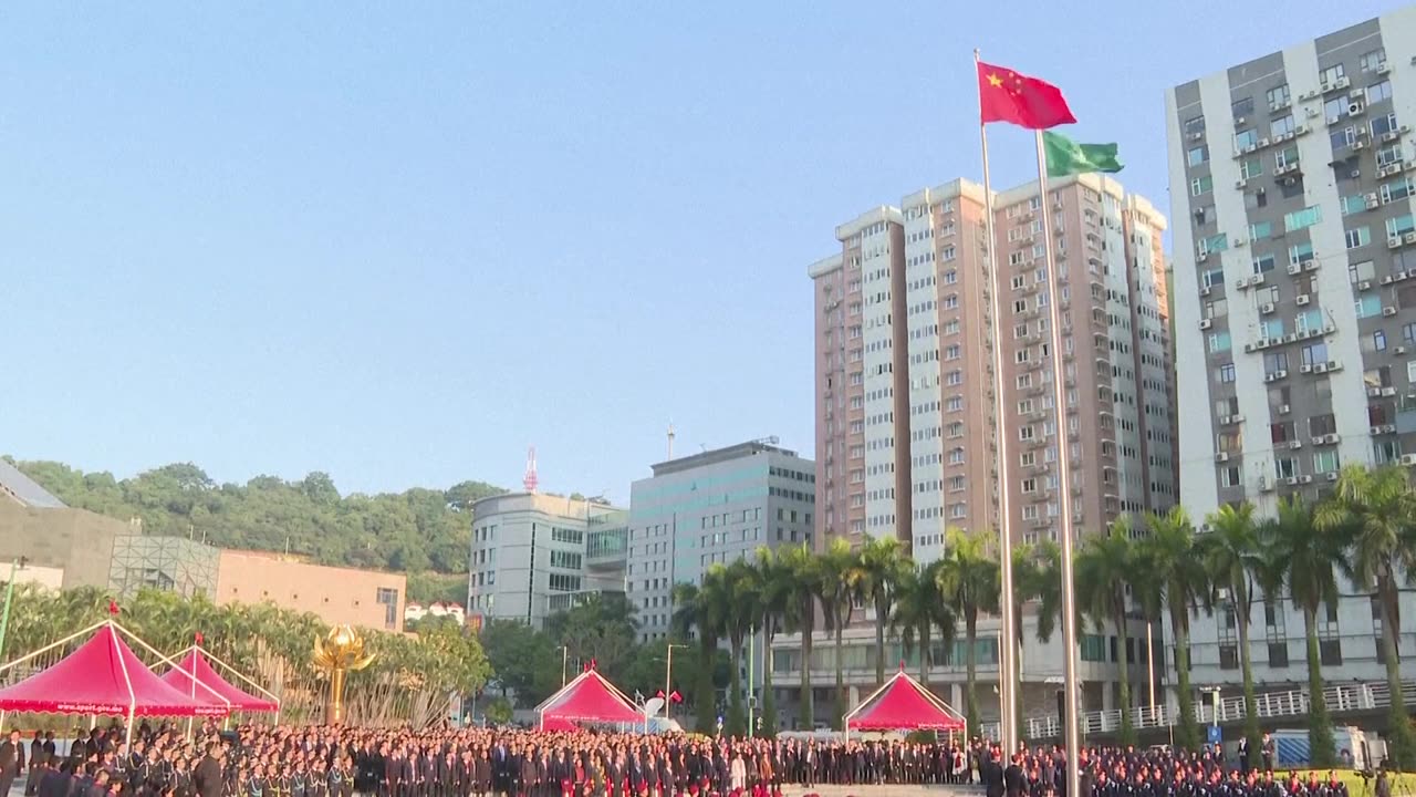 Xi Jinping preside actos del 25º aniversario del regreso de Macao a China | AFP