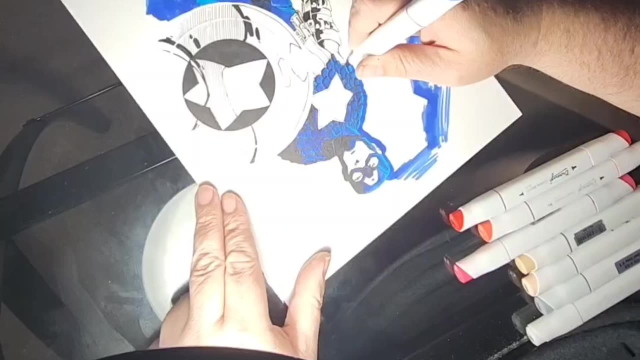 Captain America Time-lapse