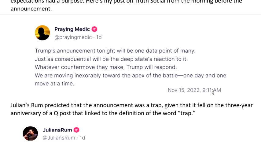 (Praying Medic) My Q update: November 16, 2022