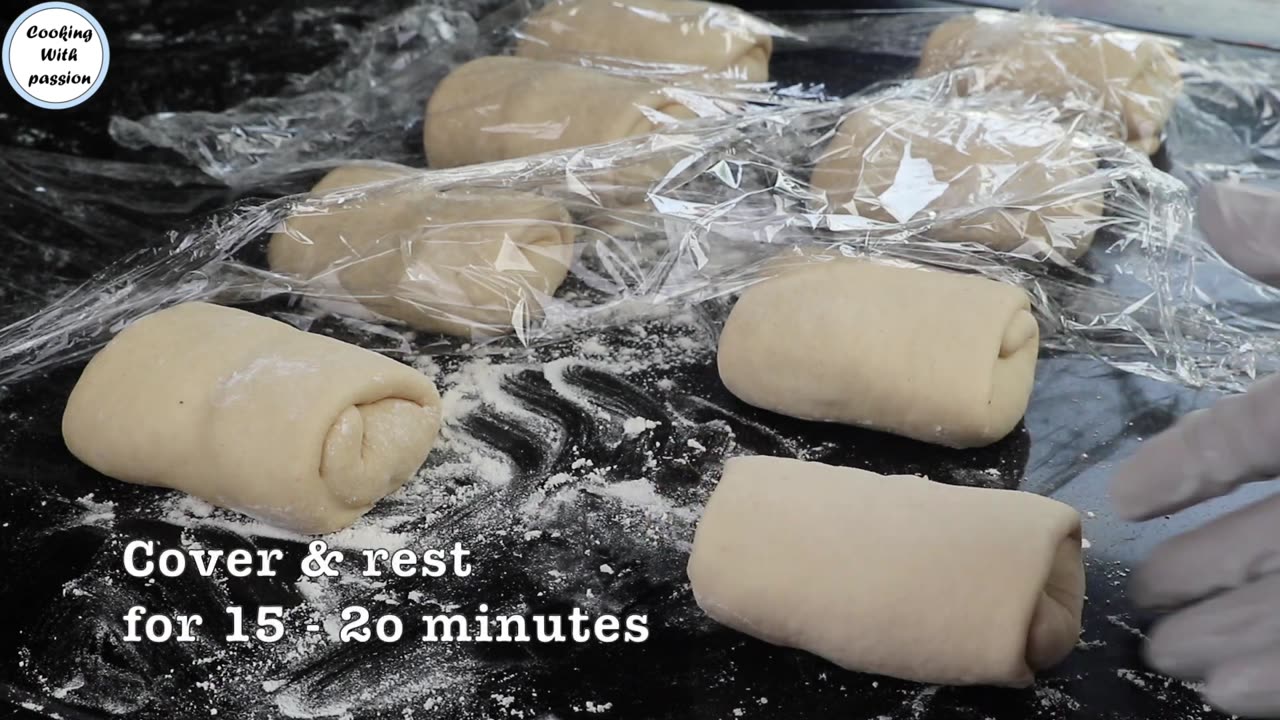 Chicken Bread Rolls On Tawa Without Oven - Bakery Stye Chicken Bread Rolls - Chicken Dinner Rolls