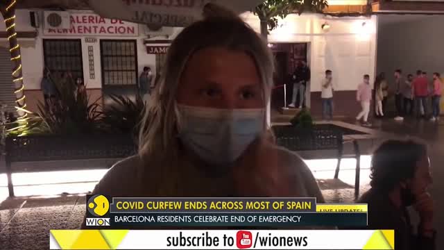 Spain: Barcelona residents celebrate end of emergency | COVID-19 | Latest World English News | WION