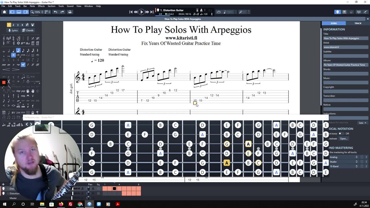 How To Play Solos With Arpeggios - Kitaratunnit Tampere