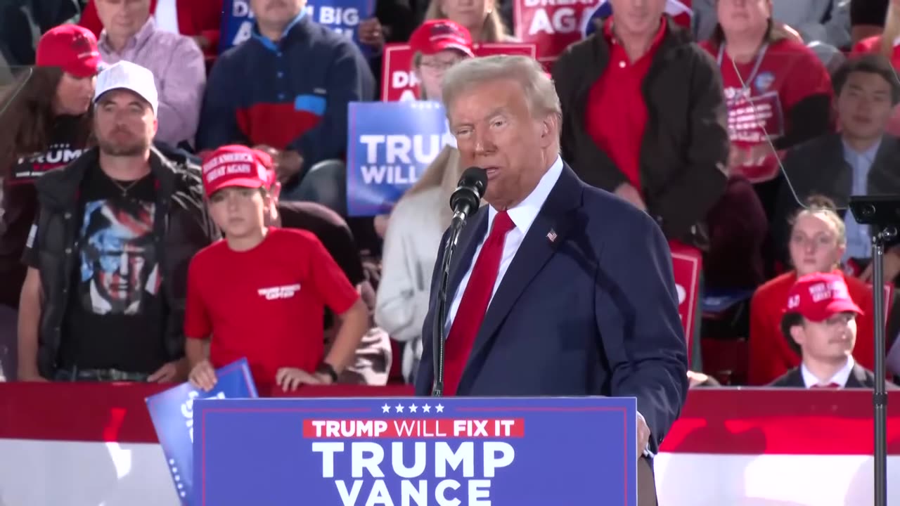 Donald Trump hosts major MAGA rally in North Carolina