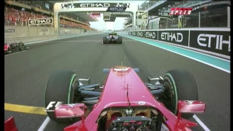 F1 Abu Dhabi In-Car 2010 pt 1