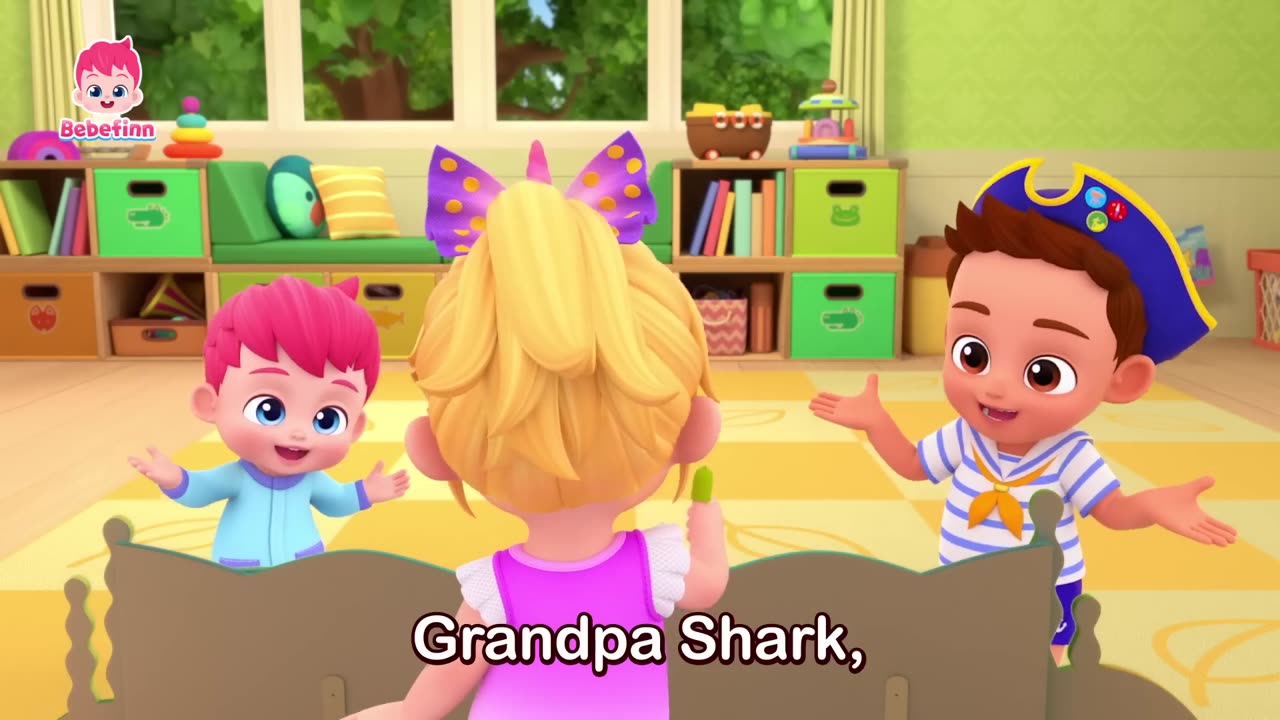 Mummy Shark.... Song video cartoon