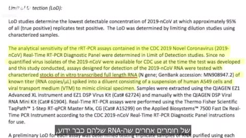 בדיקת הפי סי אר פותחה ללא נגיף קורונה מבודד