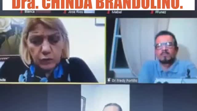 Dra Chinda Brandolino y el Dr Fredy Portillo