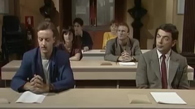 Preparing for his Exam - Funny Clip - Mr. Bean