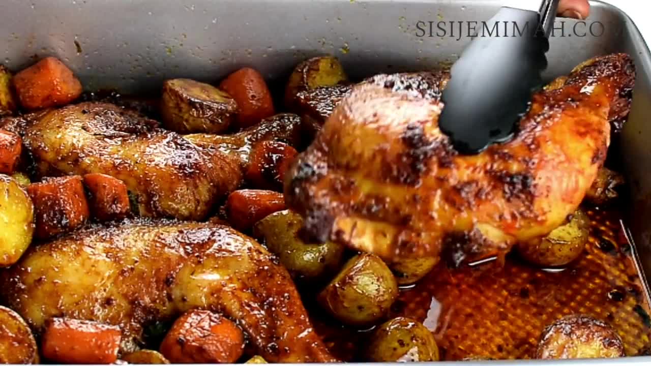 PERFECT ROASTED CHICKEN AND POTATOES_ BAKED CHICKEN AND POTATOES