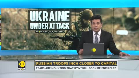 Russia-Ukraine Conflict Russian troops inch closer to capital Kyiv World English News WION