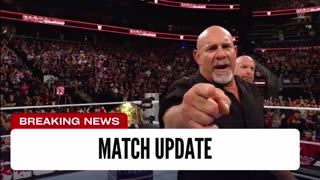 Major Update On Gunther Vs Goldberg Match