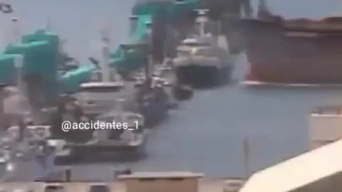 Big Ship Eats Smaller Ship